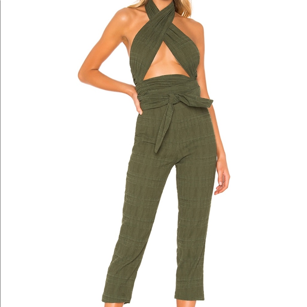 Jamie Jumper in moss green from Tularosa